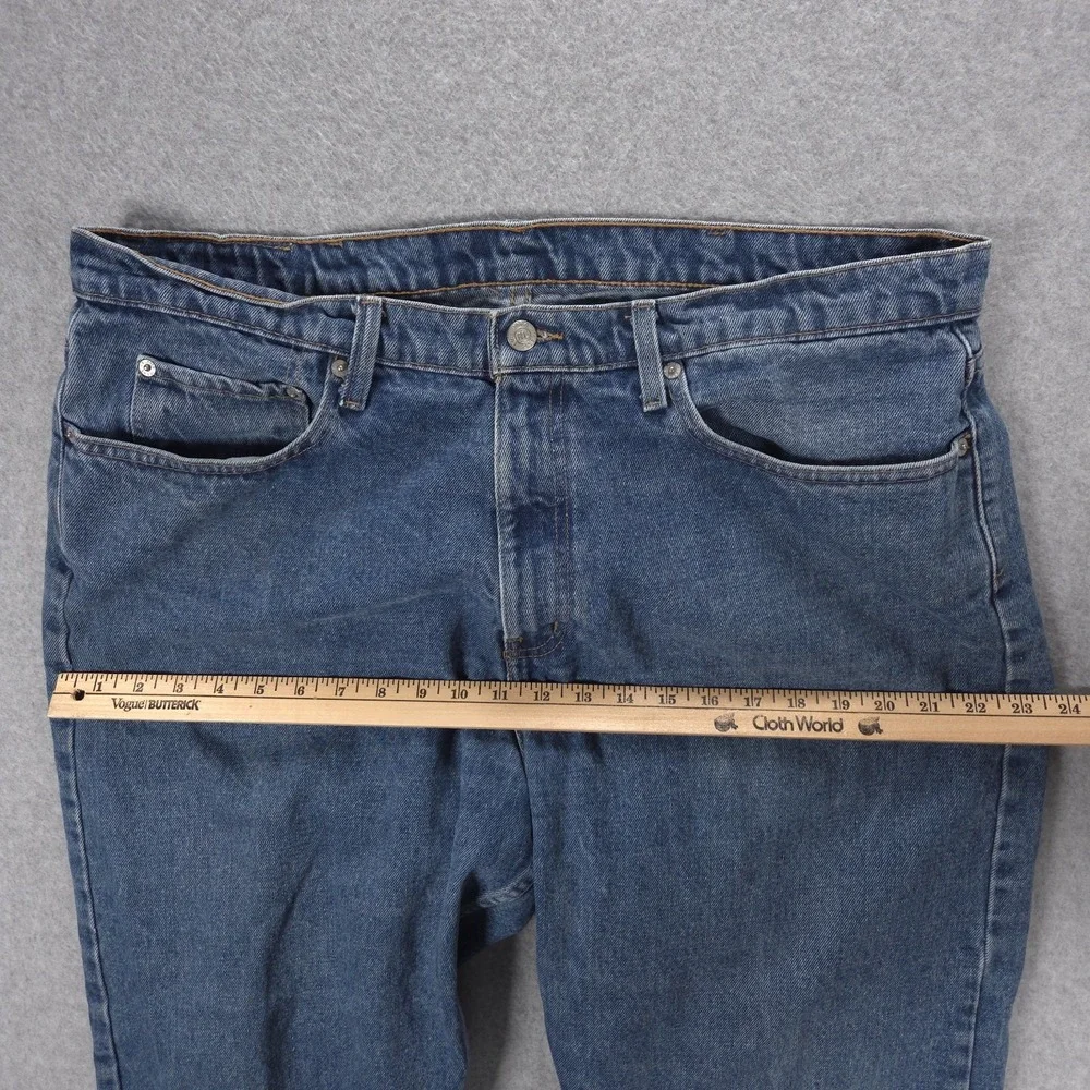 Polo Jean Co Ralph Lauren Vintage Mens 40x30 Indigo Blue Relaxed Denim Jeans Y2K